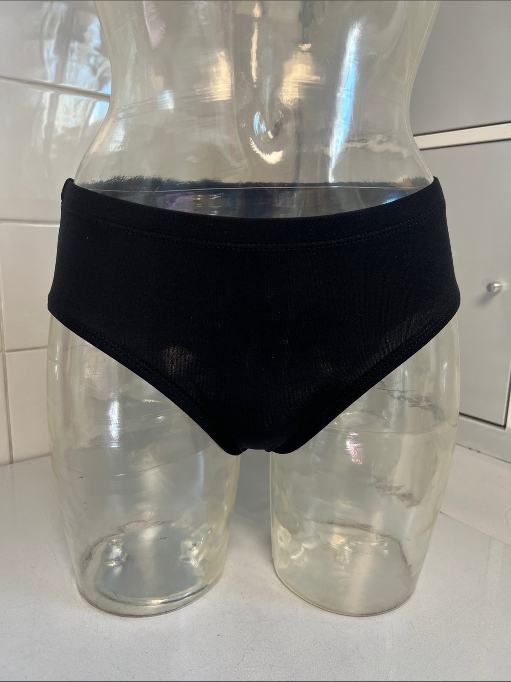 Body Wrappers Cheer & Dance Hipster Brief NWOT M Black